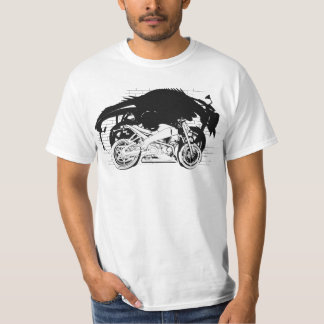 BUELL lightning graphic novel shirt