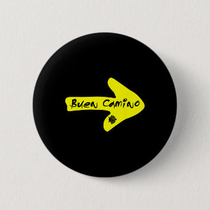 Buen Camino De Santiago Compostela Spain St James 6 Cm Round Badge
