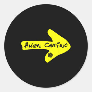 Buen Camino De Santiago Compostela Spain St James  Classic Round Sticker