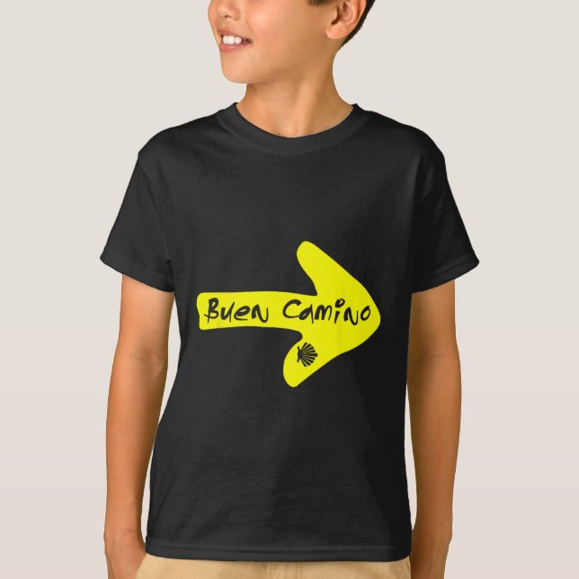 Buen Camino De Santiago Compostela Spain St James  T-Shirt (Front)