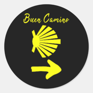 Buen Camino De Santiago De Compostela St. James Wa Classic Round Sticker