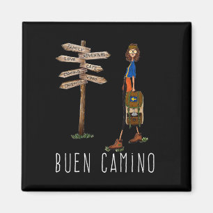 Buen Camino De Santiago Pilgrim Hiking Way Of St.  Magnet