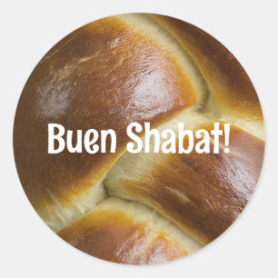 Buen Shabat Ladino Challah Sticker