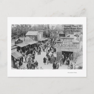 Buena Park, California Knotts Berry Place Ghost Postcard
