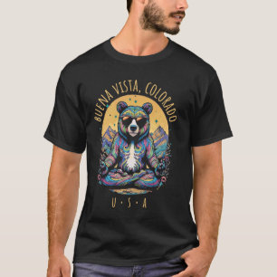Buena Vista Colorado Abstract Bear Chill Zen Yoga T-Shirt