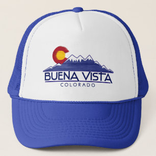 Buena Vista Colorado wood mountains hat