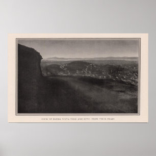 Buena Vista Park, City, from Twin Peaks Poster