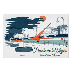 Buenos Aires, Argentina Architecture travel city Poster