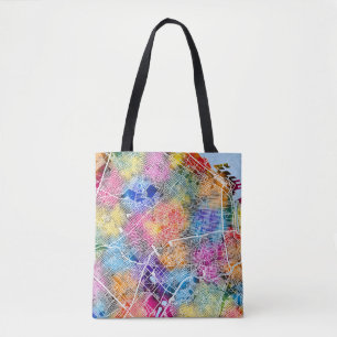 Buenos Aires Argentina City Map Tote Bag