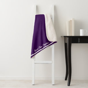 Buenos Aires Argentina Elegant Typographic Sherpa Blanket