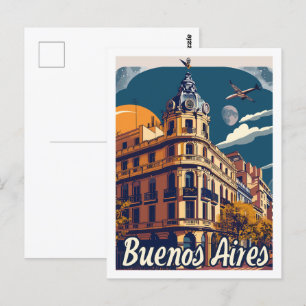 Buenos Aires Argentina Famous Travel Place Postcard