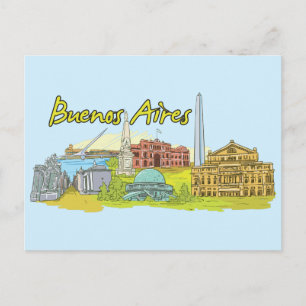 Buenos Aires, Argentina Postcard