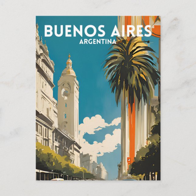 Buenos Aires Argentina Postcard (Front)