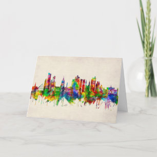 Buenos Aires Argentina Skyline Holiday Card