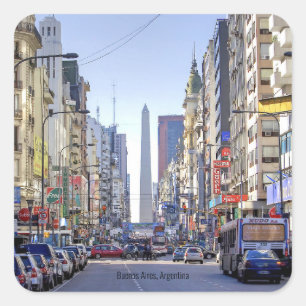 Buenos Aires, Argentina Square Sticker
