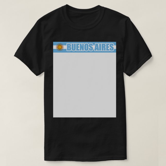 Buenos Aires Argentina T-Shirt (Design Front)