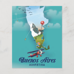 Buenos Aires, Argentina travel poster