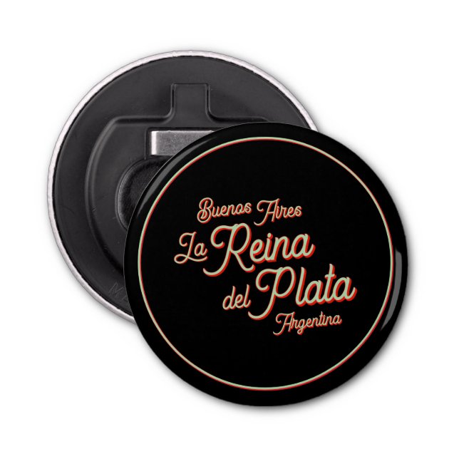 Buenos Aires, Argentina, travel souvenir  Bottle Opener (Front)