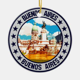 Buenos Aires                                       Ceramic Tree Decoration