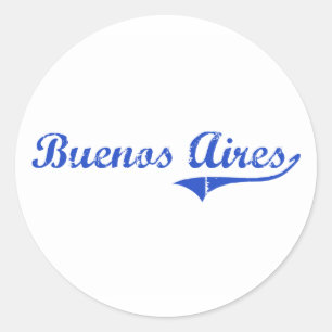 Buenos Aires City Classic Round Sticker