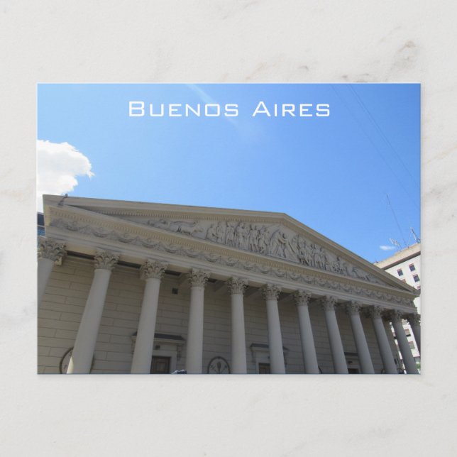 buenos aires columns postcard (Front)