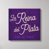 Buenos Aires "La Reina del Plata" typography art