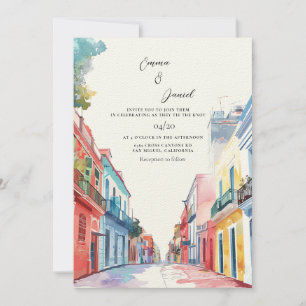 Buenos Aires Landscape Destination Wedding Invitation