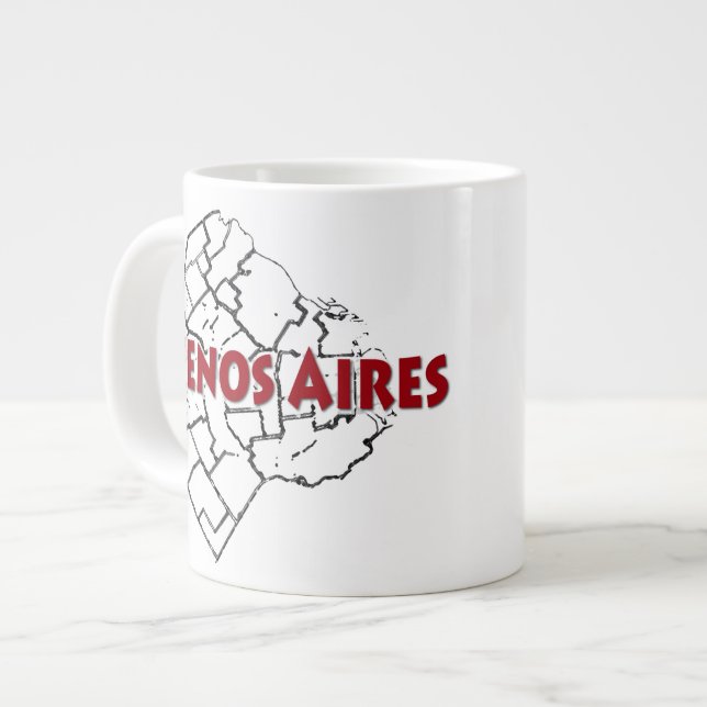 Buenos Aires Large Coffee Mug (Front Left)