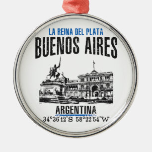 Buenos Aires Metal Tree Decoration