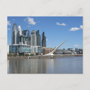 buenos aires modern architecture postcard