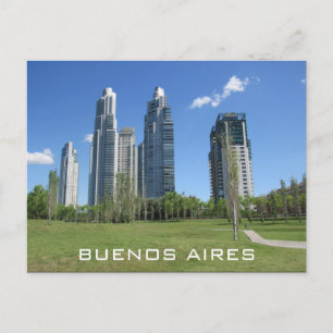 buenos aires park postcard