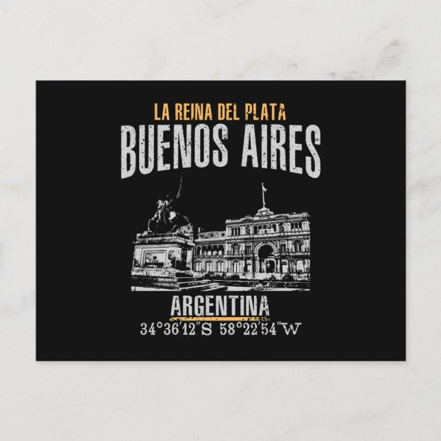 Buenos Aires Postcard (Front)