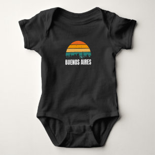 Buenos Aires Retro Baby Bodysuit