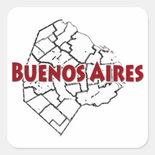 Buenos Aires Square Sticker
