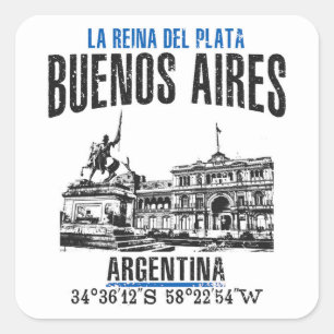 Buenos Aires Square Sticker