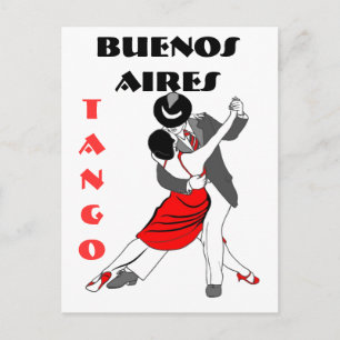 Buenos Aires Tango Postcard