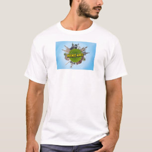 Buenos Aires tiny little planet landmark architect T-Shirt