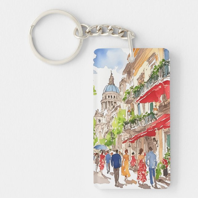 Buenos Aires Travel Keychain (Front)