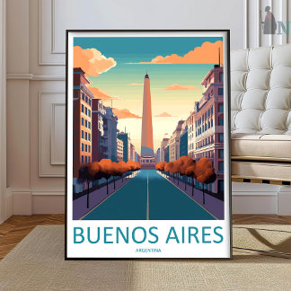 Buenos Aires Travel Print Wall Art Buenos Aires Wa