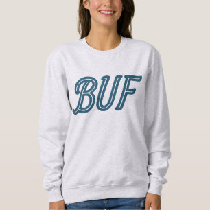 BUF Buffalo Airport Code – Buffalo NY Aviation Sweatshirt
