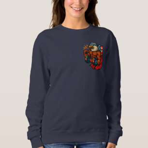 Buff Bald Eagle Patriotic Strength and Freedom Sweatshirt