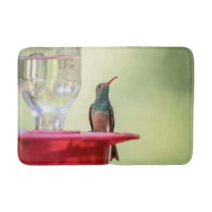 Buff-bellied hummingbird in Texas Bath Mat