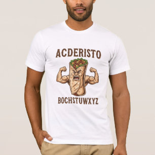 Buff Burrito Funny Gym Design T-Shirt
