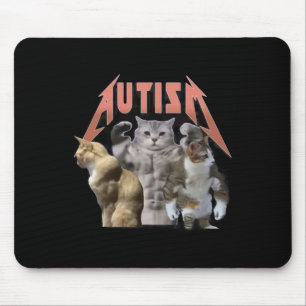Buff Cats Autism Meme  Mouse Mat