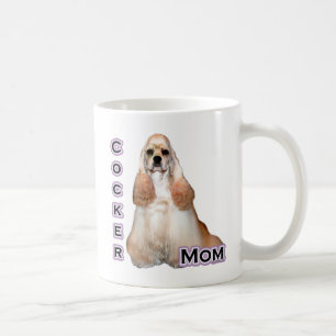 Buff Cocker Spaniel Mum; Cocker Spaniel Mum Coffee Mug