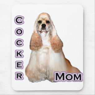 Buff Cocker Spaniel Mum; Cocker Spaniel Mum Mouse Mat