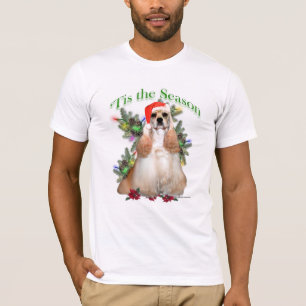 Buff Cocker Spaniel 'Tis the Season T-Shirt