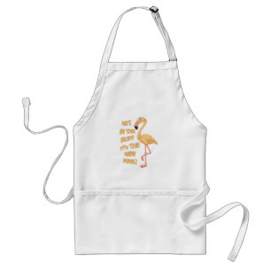 Buff Flamingo Standard Apron