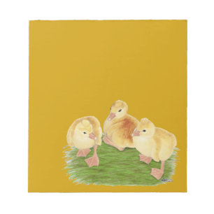 Buff Goslings Tufted Notepad