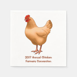 Buff Orpington Chicken Hen Napkin